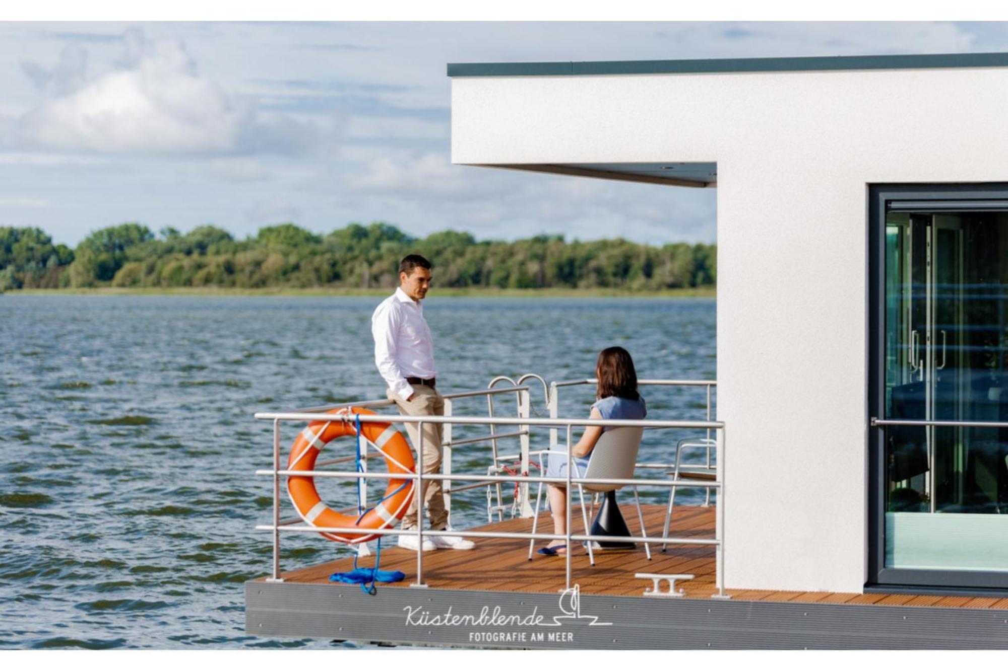 Ostsee Hausboot - Kranichnest Lp1 Ribnitz-Damgarten Dış mekan fotoğraf